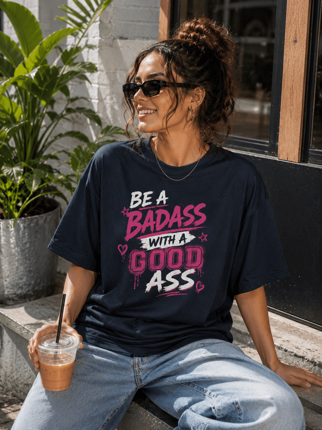 Be a Badass tee — Her Weird collection